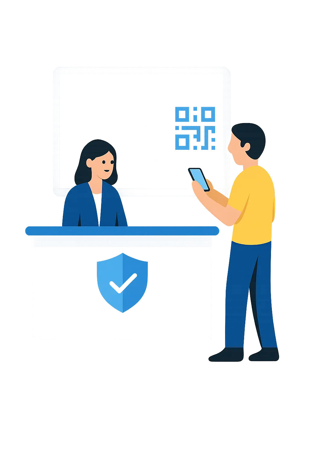 Customer Remittance Verification Illustration