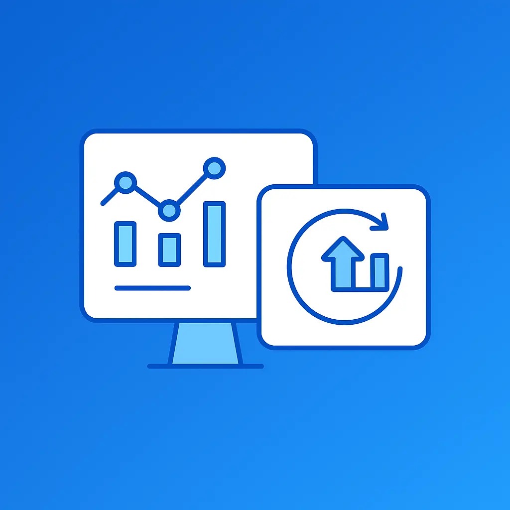 Real-time dashboard reporting status